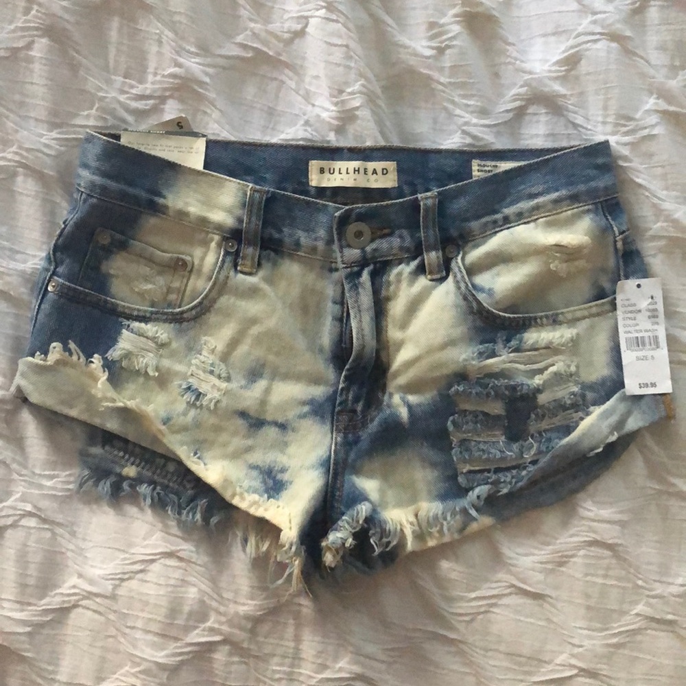 PacSun denim shorts size 5 NWT